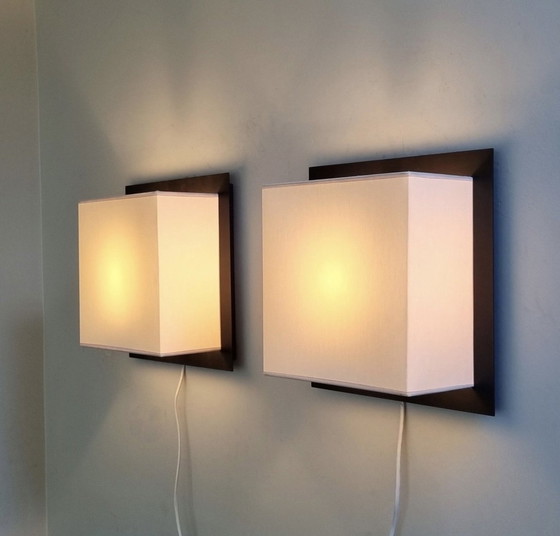 Image 1 of 2 Wandlampen - Belgisch 70´S Design