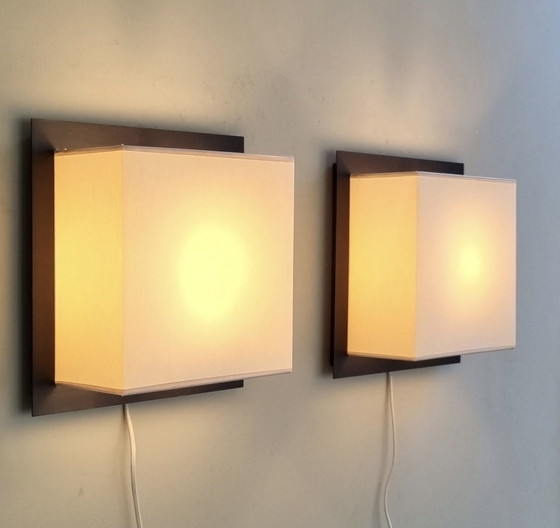 Image 1 of 2 Wandlampen - Belgisch 70´S Design