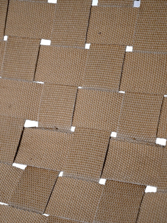 Image 1 of Vintage 'Pernilla' stoel en Ottoman van Bruno Mathsson, 1960S Scandinavisch ontwerp, gebogen hout en geweven zitting