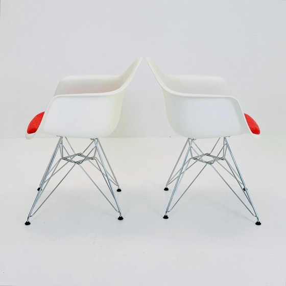 Image 1 of 4 X Dar Fauteuils Door Charles & Ray Eames Voor Vitra