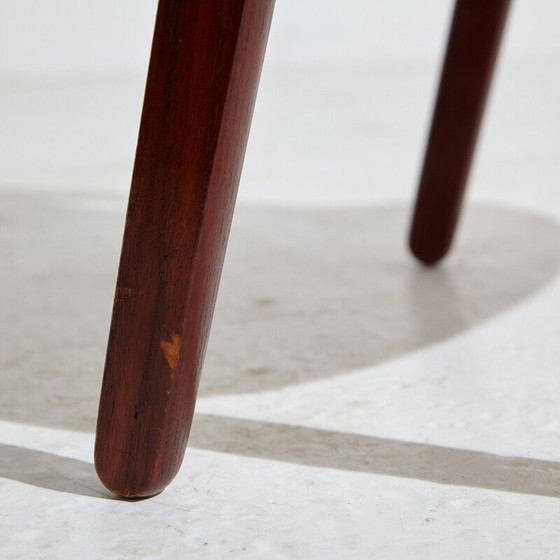 Image 1 of Set van 4 vintage model Ch29P Sawbuck teakhouten eetkamerstoelen van Hans J. Wegner voor Carl Hansen and Søn, jaren 1950