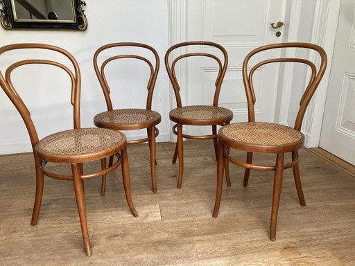 4X Thonet No. 14 Door Josef Hoffmann