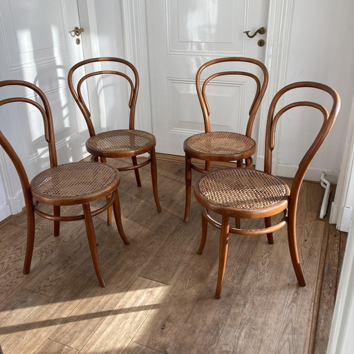 4X Thonet No. 14 Door Josef Hoffmann