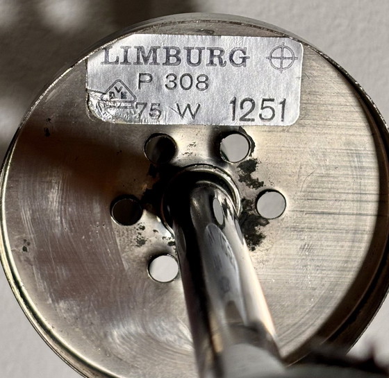 Image 1 of Vintage lamp uit het midden van de eeuw, bubbelglas, hanglamp van Helena Tynell voor Limburg, jaren 60, Duitsland, minimalisme, 