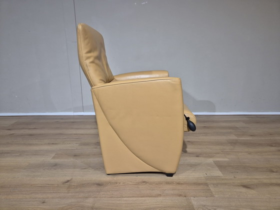 Image 1 of 2X Jori Vinci Fauteuils - Geel - Leder - Design - Topstaat