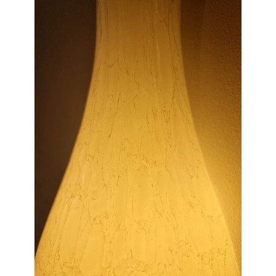 Image 1 of Paar vintage wandlampen Oeufs in glas en messing van Jean Perzel, 1940