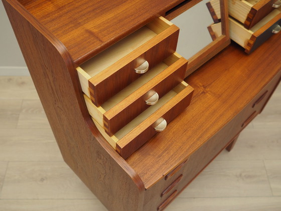 Image 1 of Teakhouten secretaire, Deens ontwerp, 1970S, Productie: Denemarken