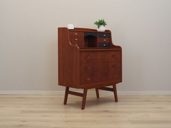 Image 1 of Teakhouten secretaire, Deens ontwerp, 1970S, Productie: Denemarken