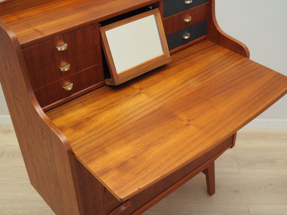 Image 1 of Teakhouten secretaire, Deens ontwerp, 1970S, Productie: Denemarken