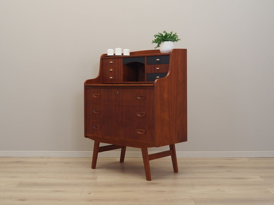 Image 1 of Teakhouten secretaire, Deens ontwerp, 1970S, Productie: Denemarken