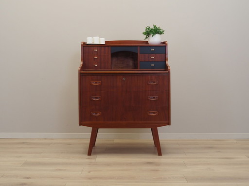 Teakhouten secretaire, Deens ontwerp, 1970S, Productie: Denemarken