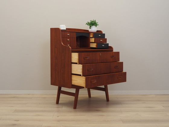 Image 1 of Teakhouten secretaire, Deens ontwerp, 1970S, Productie: Denemarken