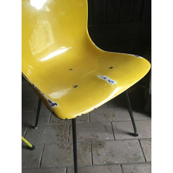 Image 1 of Paar vintage bakelieten houten stoelen van Elmar Flototto voor Pagholz, 1950