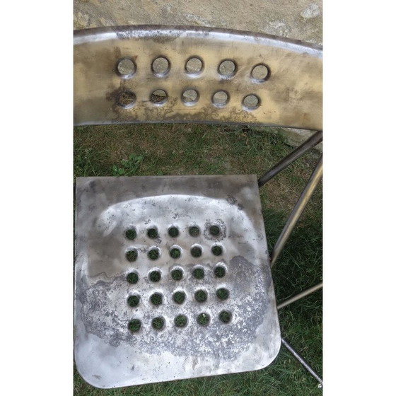 Image 1 of Paar Vintage metalen klapstoelen 1970