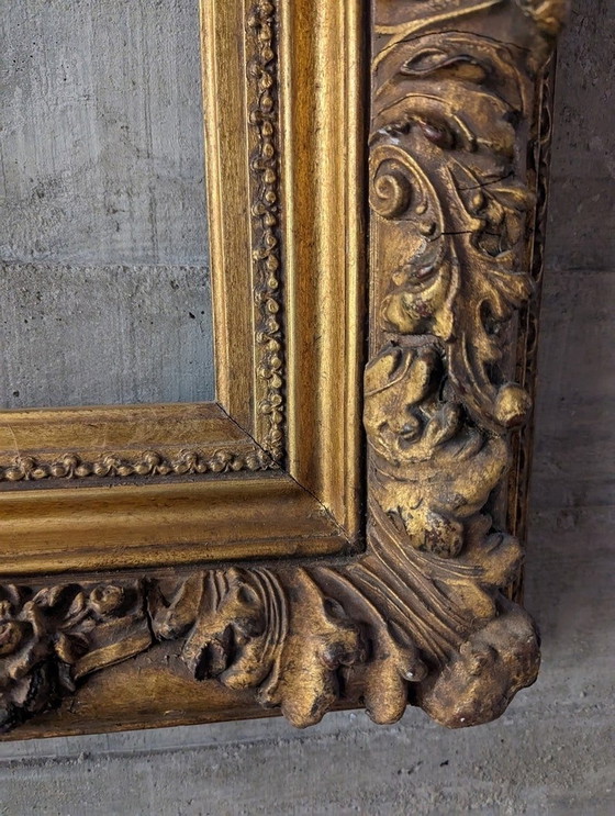 Image 1 of Groot frame met bloem- en acanthusmotieven