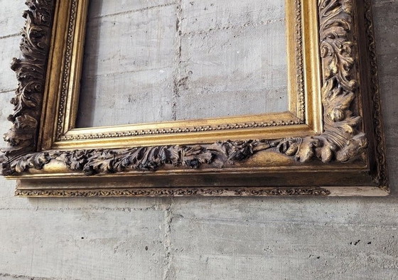 Image 1 of Groot frame met bloem- en acanthusmotieven