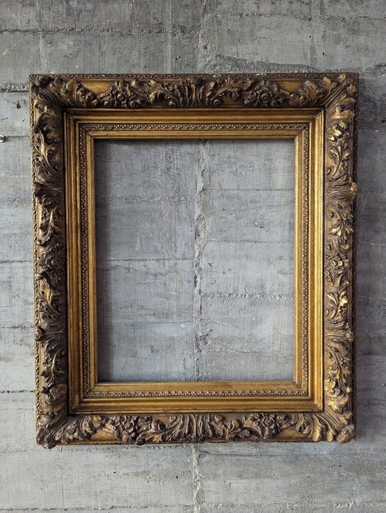 Image 1 of Groot frame met bloem- en acanthusmotieven