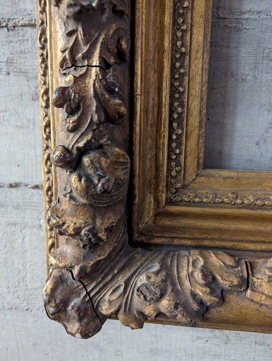 Image 1 of Groot frame met bloem- en acanthusmotieven