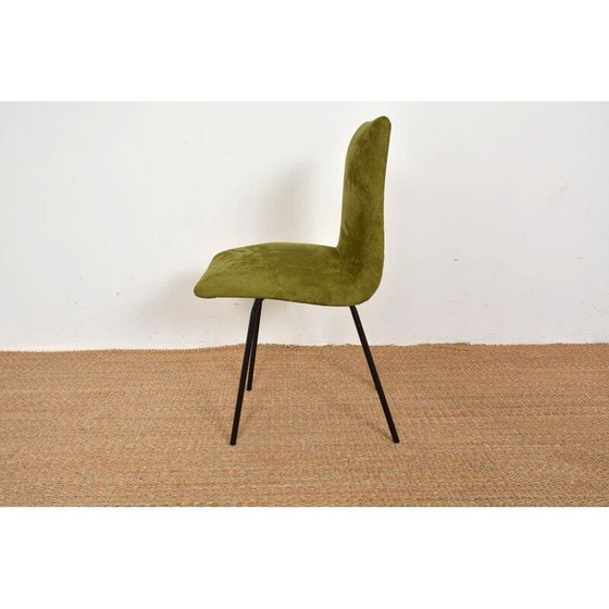 Image 1 of Set van 6 vintage stoelen CM145 van Paulin, jaren 1954