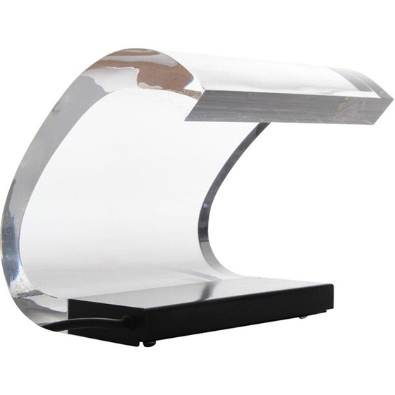 Image 1 of Vintage Acrilica lamp model 28 van Joe Colombo voor Oluce, 1960