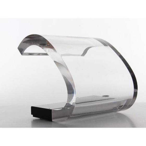 Image 1 of Vintage Acrilica lamp model 28 van Joe Colombo voor Oluce, 1960
