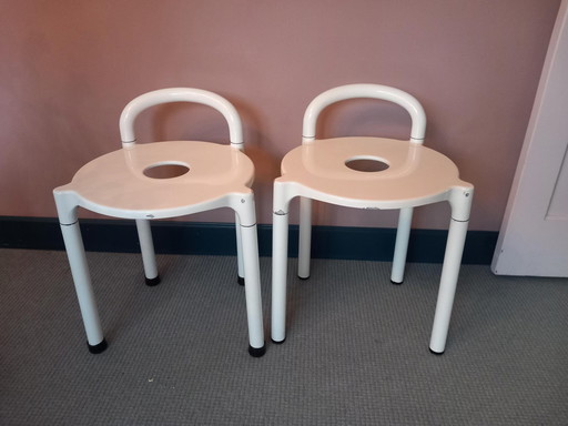 2X Italiaans Design Kruk Kartell