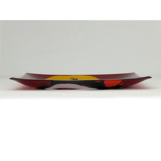 Image 1 of Vintage Rosenthal vierkant glas celebrity serie van Andy Warhol, 1980