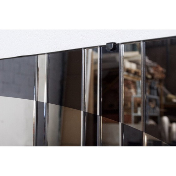 Image 1 of Vintage rechthoekige glazen spiegel van Jacques Hitier en Marly Frères voor Bordeaux, 1950