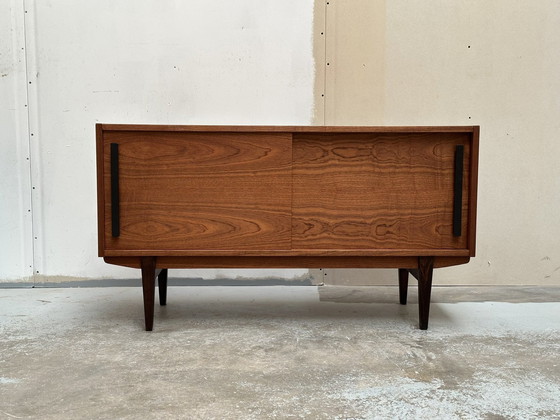 Image 1 of Mid Century Mahonie Dressoir