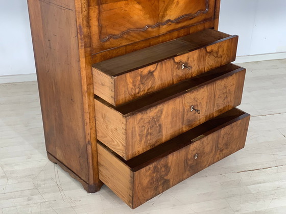 Image 1 of Biedermeier secretairekast dressoir rond 1880