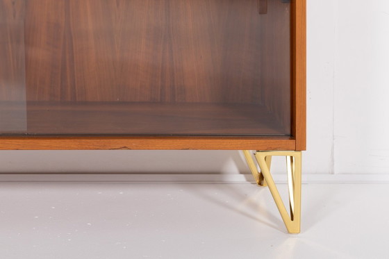 Image 1 of Vintage Deens Modern Vitrine kabinet uit 1970