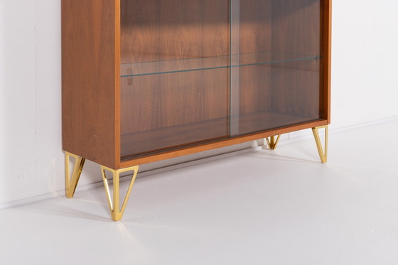 Image 1 of Vintage Deens Modern Vitrine kabinet uit 1970