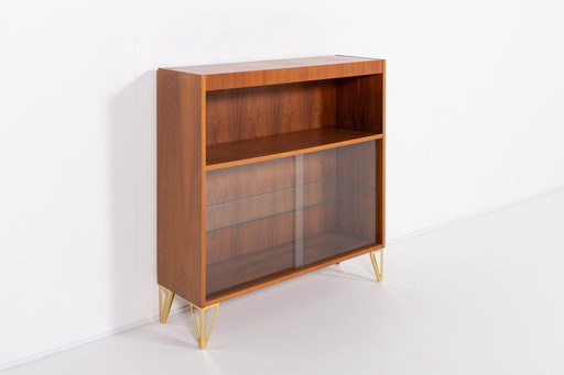 Vintage Deens Modern Vitrine kabinet uit 1970