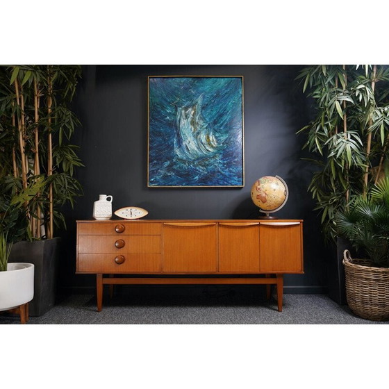 Image 1 of Mid century teakhouten dressoir, 1960