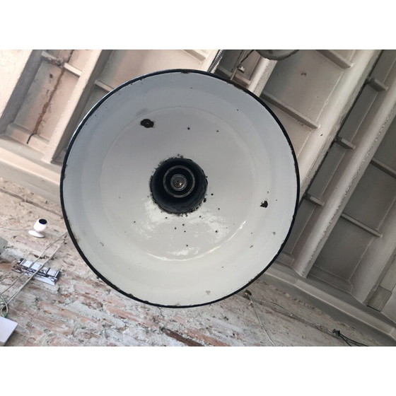 Image 1 of Plafondlamp Mid century Industrieel Factoryfrom Wikasy A23, jaren 1950