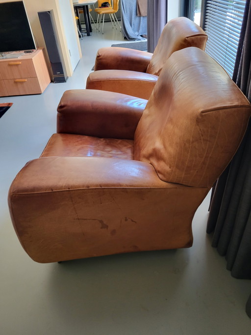 2x Molinari Softtail fauteuils