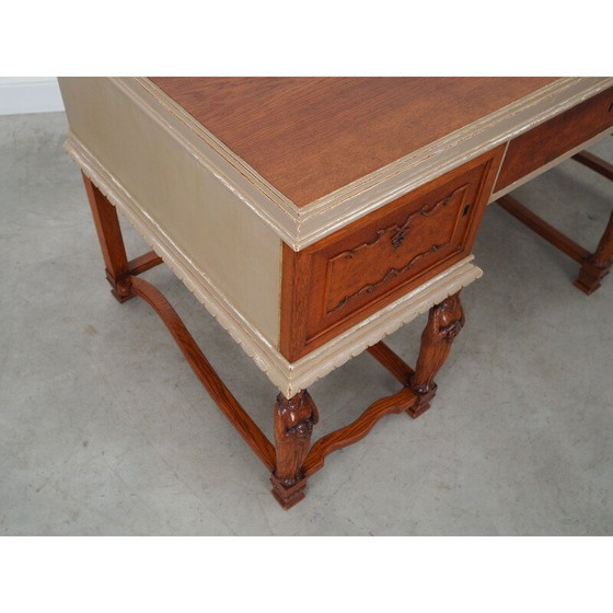 Image 1 of Vintage eikenhouten bureau, Denemarken 1950