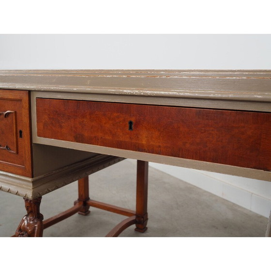 Image 1 of Vintage eikenhouten bureau, Denemarken 1950