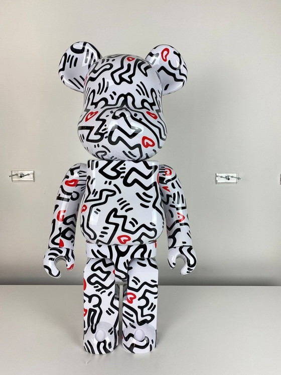 Image 1 of Bearbrick Be@Rbrick Keith Haring #8 1000% Medicom Toys