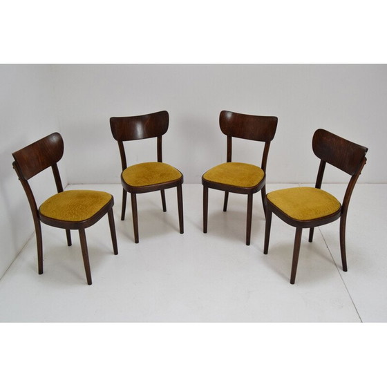 Image 1 of Set van 4 vintage stoelen Ton, Tsjecho-Slowakije 1960