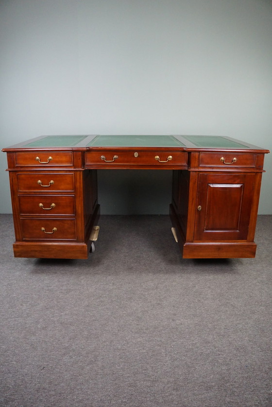 Image 1 of Chesterfield partner desk/ bureau