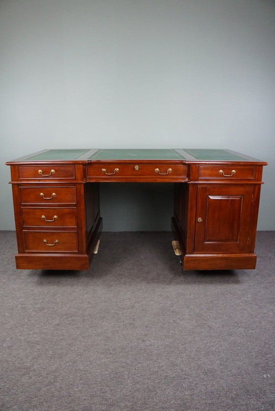 Image 1 of Chesterfield partner desk/ bureau