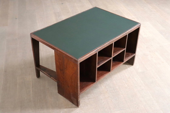 Image 1 of Pierre Jeanneret Duivengat Bureau Pj-Bu-02-A, India 1950S