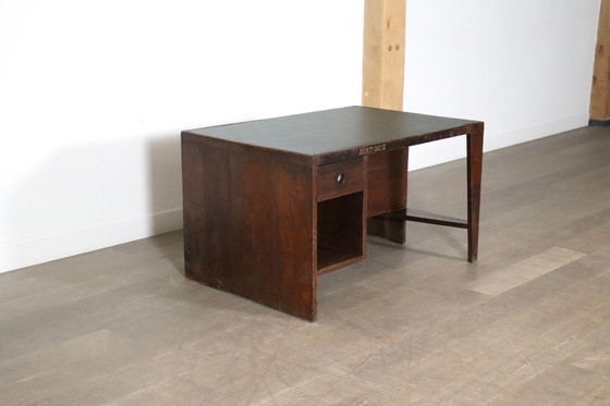 Image 1 of Pierre Jeanneret Duivengat Bureau Pj-Bu-02-A, India 1950S