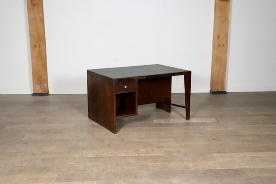 Image 1 of Pierre Jeanneret Duivengat Bureau Pj-Bu-02-A, India 1950S