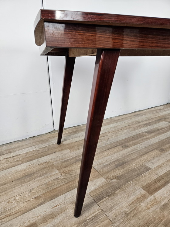 Image 1 of Mid Century Rosewood Laminaat Eettafel