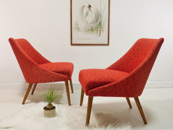 Image 1 of Set vintage cocktailfauteuil / stoel, jaren 60, Duitsland