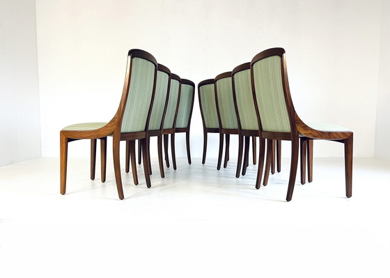 Image 1 of Set Van 8 Vintage Eetkamerstoelen ‘60