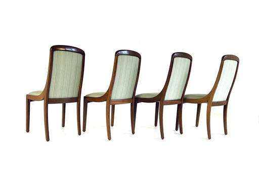 Set Van 8 Vintage Eetkamerstoelen ‘60