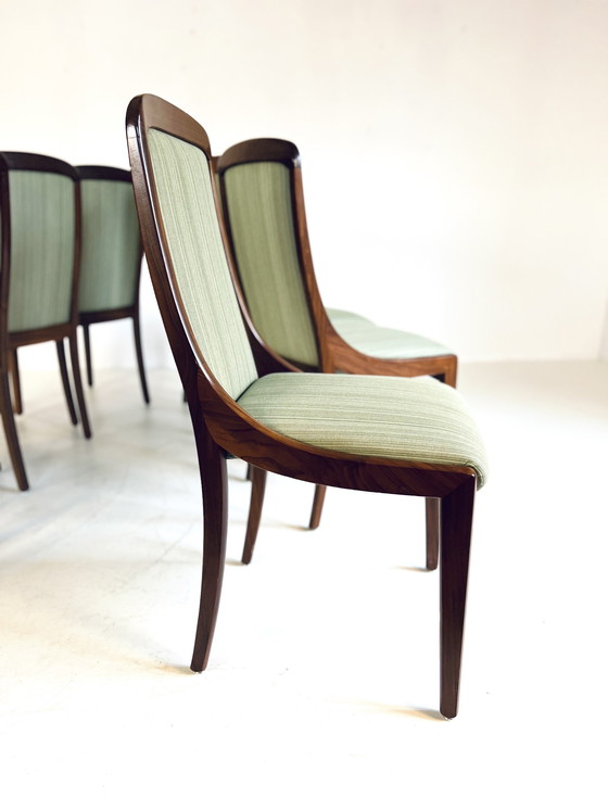 Image 1 of Set Van 8 Vintage Eetkamerstoelen ‘60